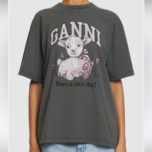 Ganni Relaxed Lamb T-shirt size Medium